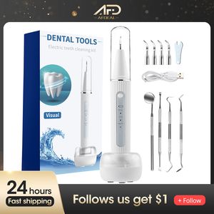 Outros higiene oral Visual Visual Elétrica Visual Portátil Limpador de dente dental 3 Modos Modos Removedor de tártaro oral PLA Dental 230311