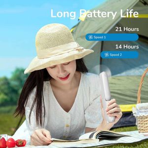 Electric Fans Handheld Mini IN 1 Hand Portable USB Rechargeable Small Pocket Battery Operated with Power Bank