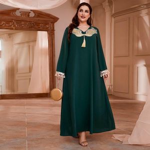 カジュアルドレス2023女性のためのドレス大規模な服ヨーロッパアメリカンスタイル中東アラブドバイ婦人服