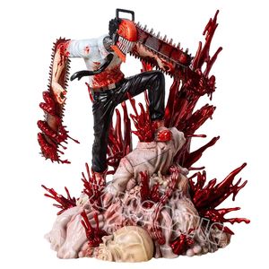 Action figurki do zabawy 29cm Chainsaw Man Denji Anime rysunek Denji/Power Action Figure 1560 Chainsaw Man Denji figurka dorosły model kolekcjonerski Doll Toy 230313