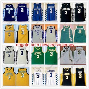 Maglia da basket NCAA 3 Allen Iverson Bam Ado Chris Paul Dwyane Wade Grayson Allen LiAngelo Ball Maglie