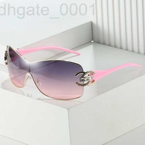 Sunglasses designer New style diamond inlaid metal Y2K Spicy Girls' small fragrance show light luxury sunglasses ins net red trend LVXB