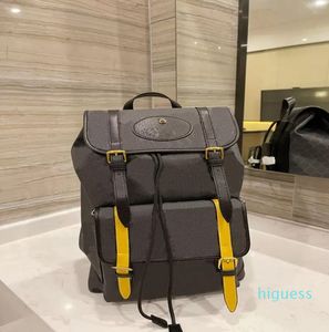 Designer-Herren-Rucksack, modische Sport-Rucksäcke, stilvolle Reisetasche mit Briefdruck, Leder-Schultaschen, hohe Kapazität, 43 x 30 cm, luxuriöse Outdoor-Rucksäcke