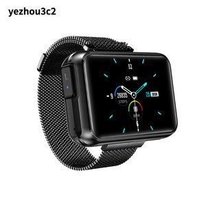Yezhou2 T91 Nyaste 2 i 1 Wrist Sports Smart Watch med EarPod Blutooth Armband TWS -headset med temperatursamtal hörlurar