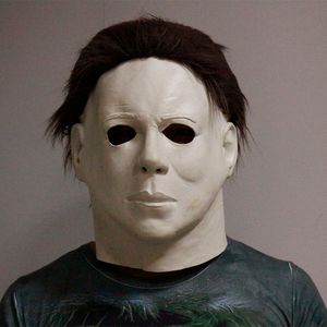 Party Masks Michael Myers full head Masks Latex mask for Halloween Carnival Costume Party costume scary Horror Masquerade 230313