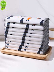 New Kitchen Towels 8 Layers Cotton Dishcloth Super Absorbent Non-stick Oil Reusable Cleaning Cloth Kitchen Daily Dish Towels