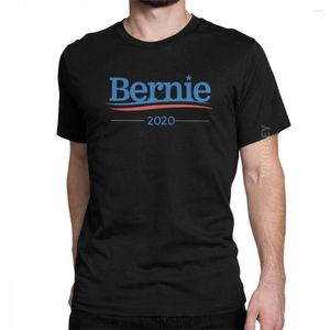 Męskie koszulki Bernie Sanders 2023 Kampania Zabawne dla mężczyzn Stany Zjednoczone Głosuj w krótkim rękawie Black Tee Oczyszczona bawełna
