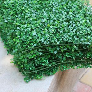 Decorative Flowers 40x60cm Artificial Plant Walls Foliage Hedge Grass Mat Greenery Panels Fence DIY Simulation Moss Lawn Turf Fake Green