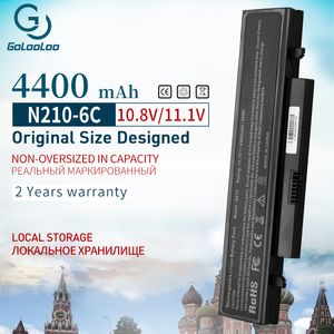 4400 MAH 11.1V 6-celler Nytt bärbart batteri för Samsung AA-PL1VC6B/E AA-PB1VC6B N210 N220 N230 NB30 X420 X520