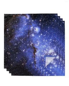 Table Napkin Beautiful Starry Sky Universe Stars 4/6/8pcs Kitchen 50x50cm Napkins Serving Dishes Home Textile Products