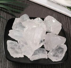 100g Clear Quartz Crystal White Bulk Crystal Stones Natural Raw Stones for House Home Decoration Aquarium Ornaments