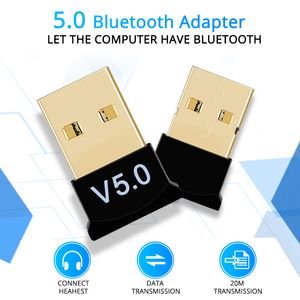 USB Bluetooth Adaptörü BT 5.0 USB Kablosuz Reseptör Bluetooth Hoparlör Dosya Alıcı Verici Dongle Dizüstü Kulaklık Ble Gönderen