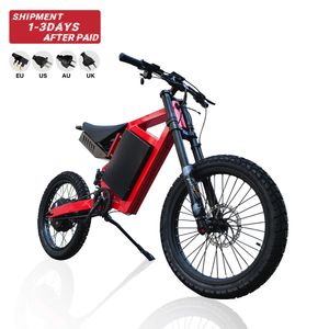 HEZZO BIKE 5000W Potenti motociclette fuoristrada 72v42ah bici di sporcizia elettrica Samsung batteria al litio