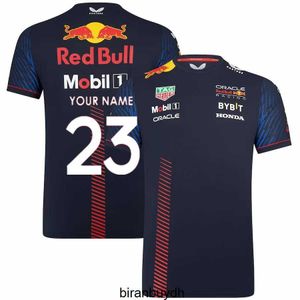 Radfahren Herren T-Shirts 2023 die neue Saison F1 Formel 1 Racing Team Uniform Kurzarm Rundhalsausschnitt Schnell trocknende Kleidung Herren Customized Polo 11 # Sergio