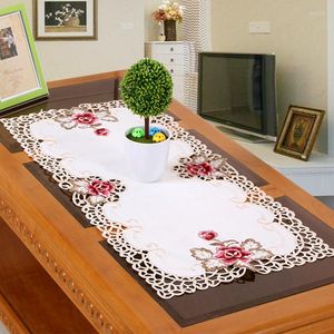 Table Mats Floral Tablecloth Embroidered Wedding Parties Celebrations Graduations Decoration