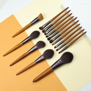 Makeup Brushes OVW Cosmetic Tools Brush Set Horse Goat Hair 15 Pcs Tapered Blending Make Up Natural Shadow Shader