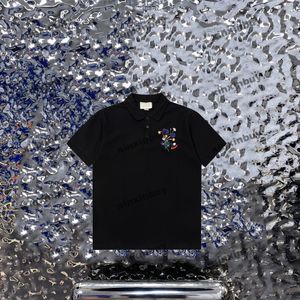 Xinxinbuy Men Designer Tee Tシャツ23SSフラワーレター刺繍半袖コットン女性ブラックホワイトブルーグリーンレッドS-2XL