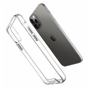 Casos de espaço premium à prova de choque Transparente Robusto Hard Clear Celular Capa para Samsung S23 S22 iPhone 15 14 13 12 Pro 11 XR XS 6 7 8 Plus Acessórios de telefone