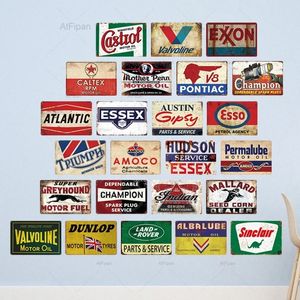 Champion Targa in metallo Motor Oil Metal Sign Motor Tire Shabby Chic Wall Bar Home Art Motor Home Garage Decor Gas Poster Man Cave Decor Personalizzato Art Decor Dimensioni 30X20CM w01