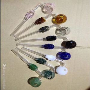 Smoking Pipes Classic Coloured Skull Bubble Glass Bending Pot Wholesale Glass Hookah, Glass Water