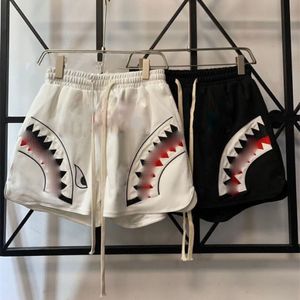 Sommer Herren Hawaii Hip Hop Shorts Casual Patchwork Shark Polyester Camouflage Fitness Männer Strand Shorts Bermudas Größe