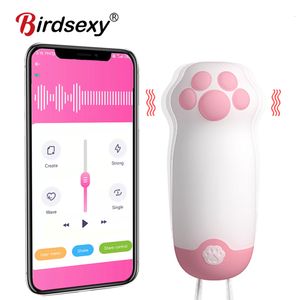 Wibratory Cat Claw App Wibratory Sex Toys For Women Gspot Massager Oral Vagina Cliteris Stymulator żeńskie wibratory masturbacji dla dorosłych 18 230314