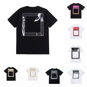 Camisetas Masculinas Femininas Estilistas Camisetas Soltas Moda Masculina Camisa Casual Roupas de Luxo Rua Shorts Manga Roupas Brancas Camisetas