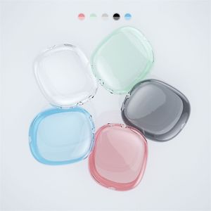 For airpods Max Case headphone cushions Bluetooth Headset Cover High Permeability Transparent dust ear case