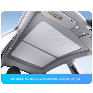 لنموذج Tesla Y 2023 الملحقات الظل صافي السقف Skylight Shades Protector Sunshade Car Sun Sun Sun Shade 3 2022