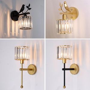 Vägglampa guldgolvlampor vintage trä stående modern design trä industriell stativ