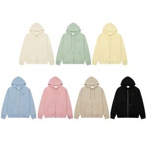 Kvinnor designer hoodies älskar hjärttröja stickad tröja amis kvinnor hoodie 2023ss trend långärmad casual hoody lös toppar high street tröjor