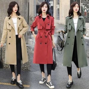 Trench da donna 2023 Autunno Ladies Fashion Temperament Trend Cappotto lungo elegante e confortevole