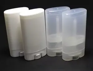 Frete grátis Brand New 15g Plastic Desodorant Tubes Diy Tubo de batom Diy 15g Balmo de lábios vazios 1000pcs/lote