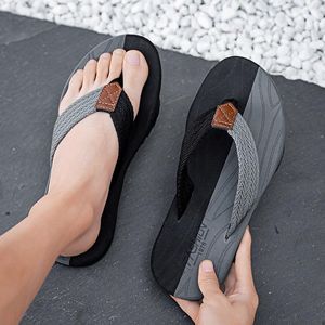 Sandals Breathable Flat Shoes For Men Non-slip Rubber Sole Fashion Outdoor Casual Big Size 472023 Flip Flops Summer