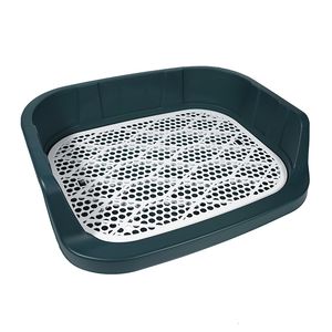 Andra hundförsörjningar stora kullpannor Potty Tray Pet Training Toalett för Cat Teddy Antisplash TE 230313