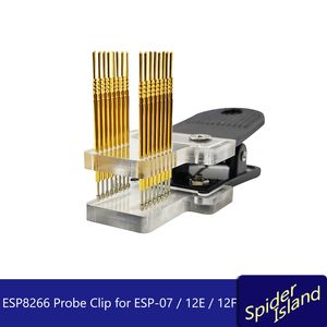 ESP8266 SEBE CLIP Burner Programmering Nedladdning Test Debug Svetsning för ESP-07 / 12E / 12F-moduler ESP8266 Testfäste Tool