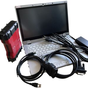 2024 VCM II V129 Versione OBD2 Strumenti diagnostici per auto Supporta veicoli IDS VCM2 OBD 2 con laptop CF-AX2 I5 8g