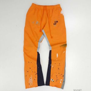 Men's Pants Jeans Galleries Dept Designer Sweatpants Sports 7216b Painted Flare Sweat Pant 8tmug0g44kia