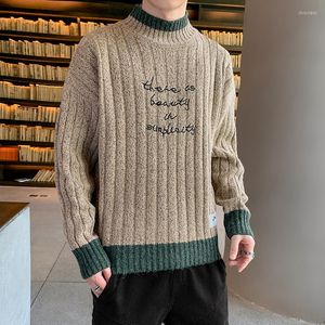 Men's Vests Winter Mens Sweater Thick Warm Cashmere Turtleneck Men Knitted Sweaters Slim Fit Pullover Pull Homme Classic Wool Knitwear