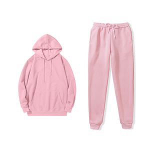 Herrespår Två stycken Set Women/Men hoodiespants Autumn Winter Hooded Sweatshirt Sweatpants Loose Set Hoodie Pant Hip Hop Pullover Hoody 230314