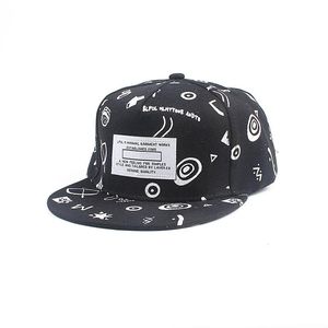 Ball Caps Baseball Cap Mens Hip Hop Snapbacks Dance Hat регулируемые хлопковые шляпы моды STG028C Печать нашуур Cool Street Men Black