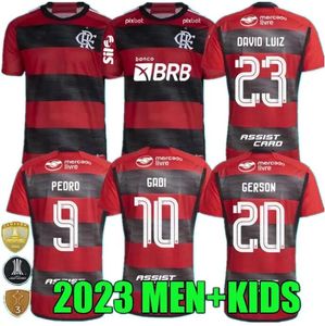 22 23 24 camisas de futebol do flamengo 2023 diego e ribeiro gabriel b gabi pedro vidal de arrascaeta gerson b henrique camisa mengo masculino kit infantil feminino camisas de futebol