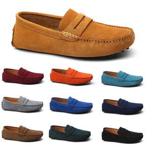 men casual shoes Espadrilles triple black navy brown wine red taupe Sky Blue Burgundy mens sneakers outdoor jogging walking two