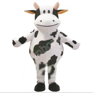 Super Cute Fat Cow Mascot Costumes Personaggio dei cartoni animati Outfit Suit Xmas Outdoor Party Outfit Abbigliamento pubblicitario promozionale per adulti