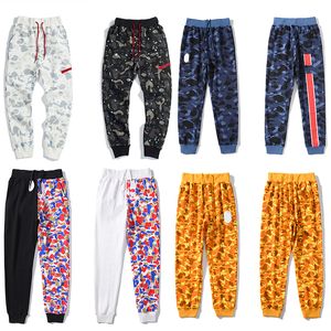 Shark Designer Bathing Ape Mens Pants Japão Men de alta qualidade Bordado Logo Cargo Pants Miss Sortpants Miss Moda Os joggers Tamanho M/L/XL/XXL