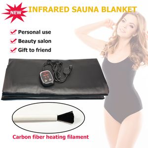 Högkvalitativ bantningsfilt kroppsbastu gran långt infraröd väska spa -terapi detox maskin