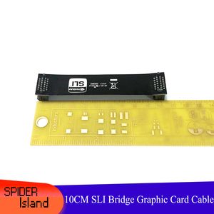 Conector de ponte SLI de 10 cm para PCI-E Video Card Card de conexão com cartão gráfico
