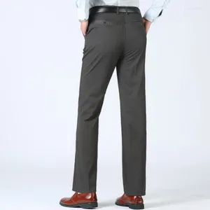 Męskie spodnie Summer cienki męski bawełniany jesienny garnitur spodni spodni wysokiej tali