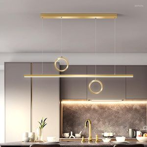 Pendellampor moderna minimalistiska konst LED -lampor för vardagsrum matsal lysterlampa hängande lamparas colgantes