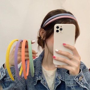 Bandanas słodkie słodycze kolorowe cienkie opaski na głowę eleganckie kolorowe pasma do włosów dla kobiet dziewczęta mecz hoop hoop turbanowy